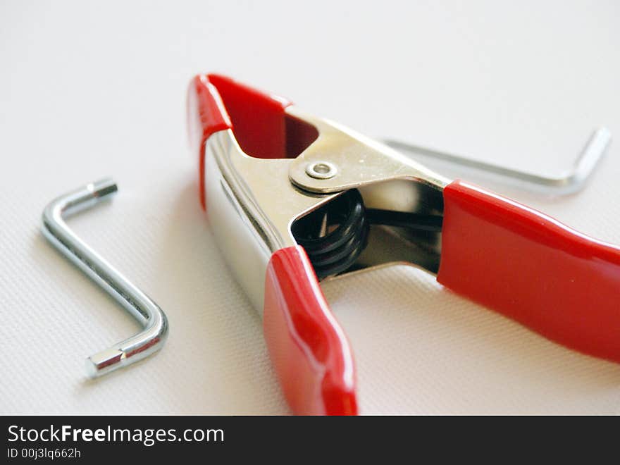 Essential tools-  clip and allen keys. Essential tools-  clip and allen keys