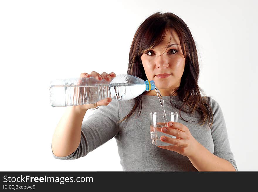 Woman Drinking Water 6