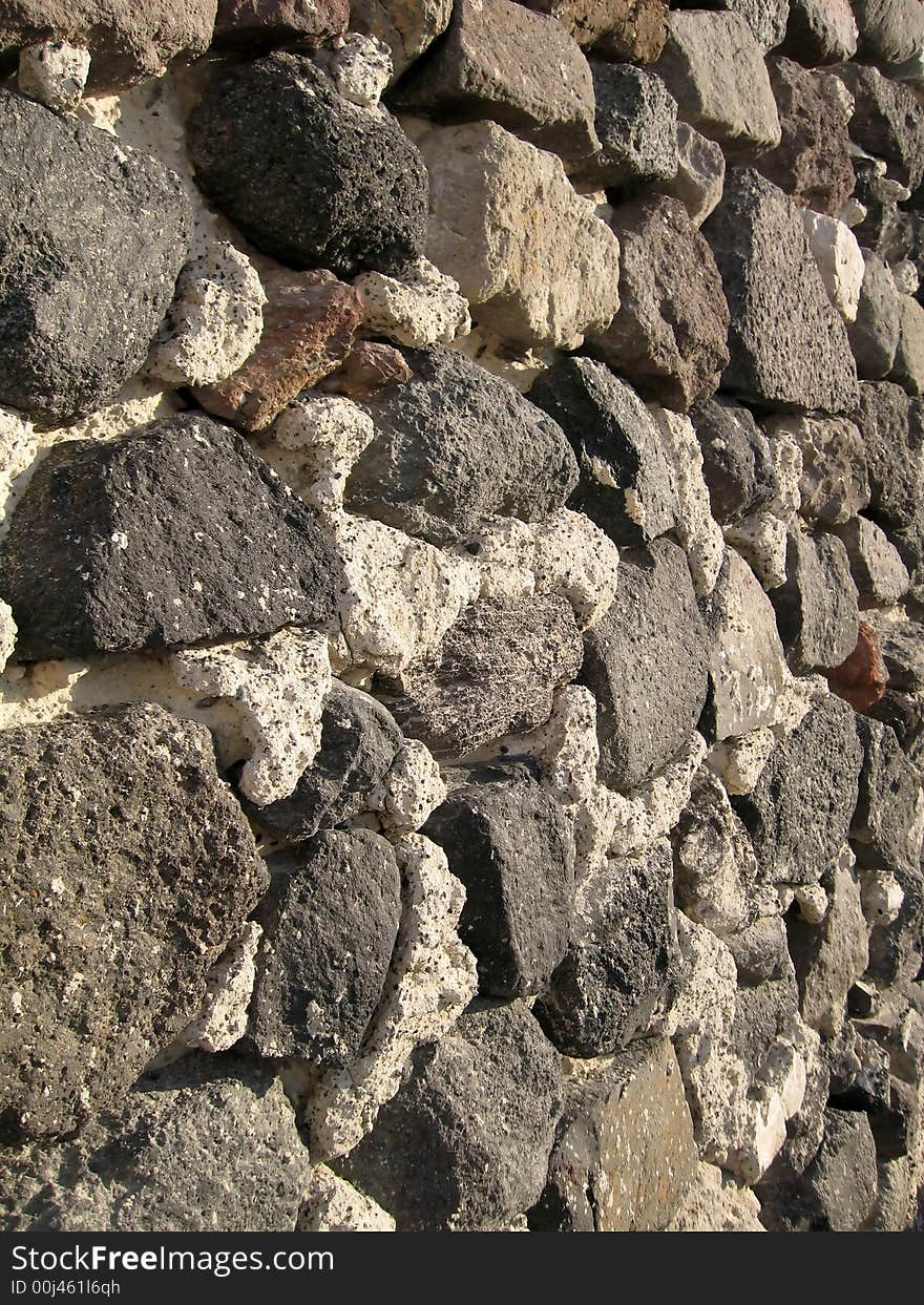 Photo of a stone wall