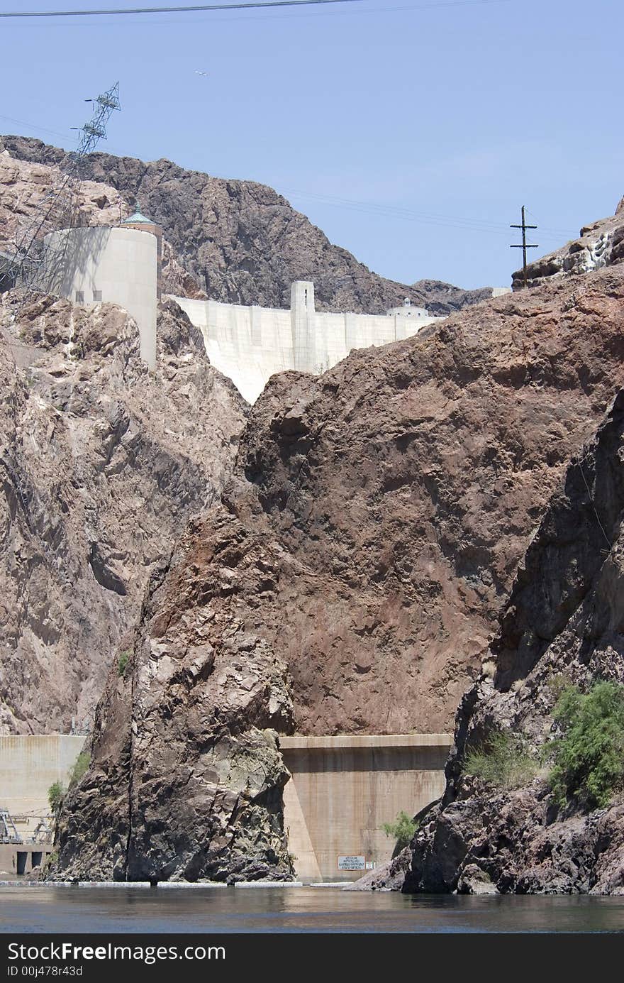 Hoover Dam From The River