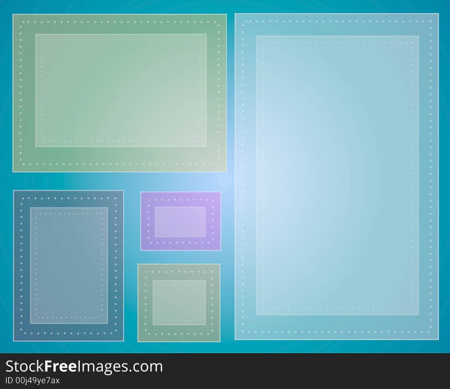 Abstract Rectangles Pattern 2