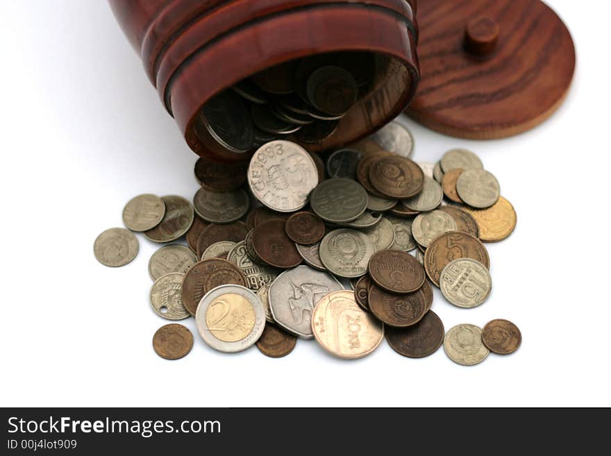 Barrel and coins-2