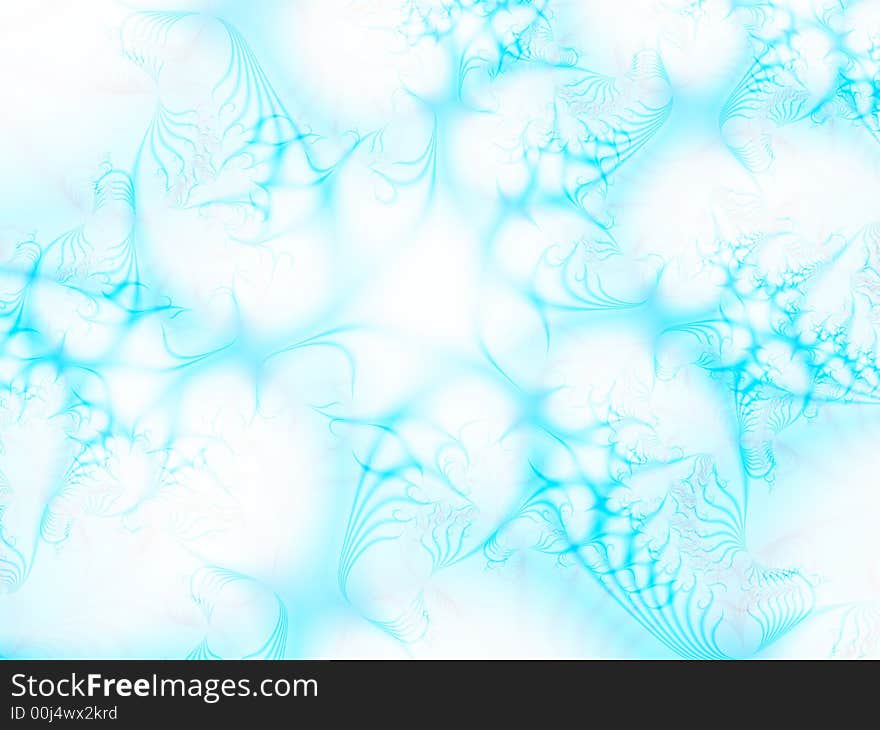 Beautiful ice-ferns on a white background. Beautiful ice-ferns on a white background