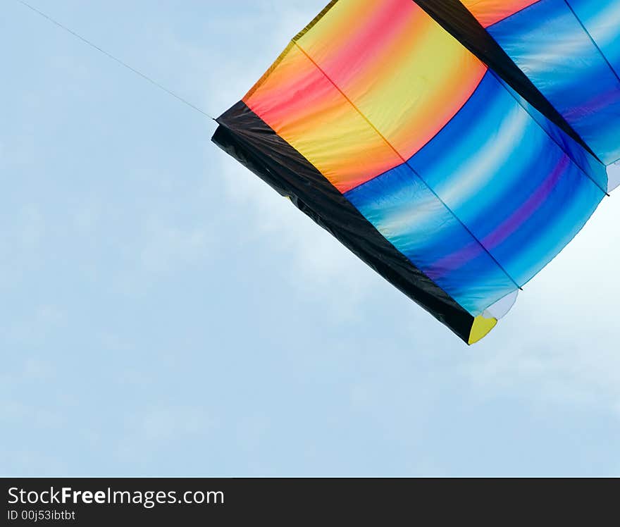 Colorful Kite at Blue Sky