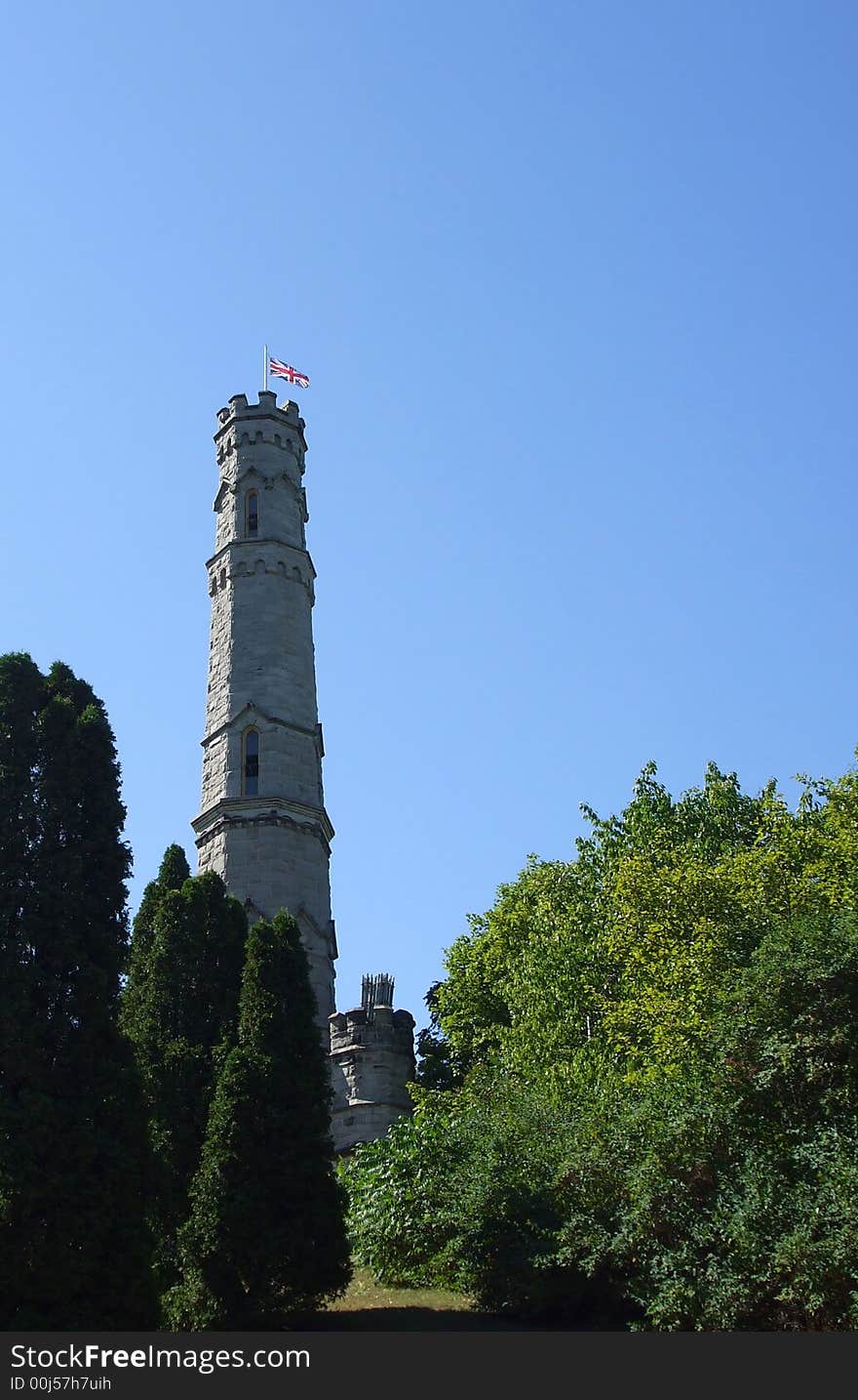 Tower Monument on a Hill