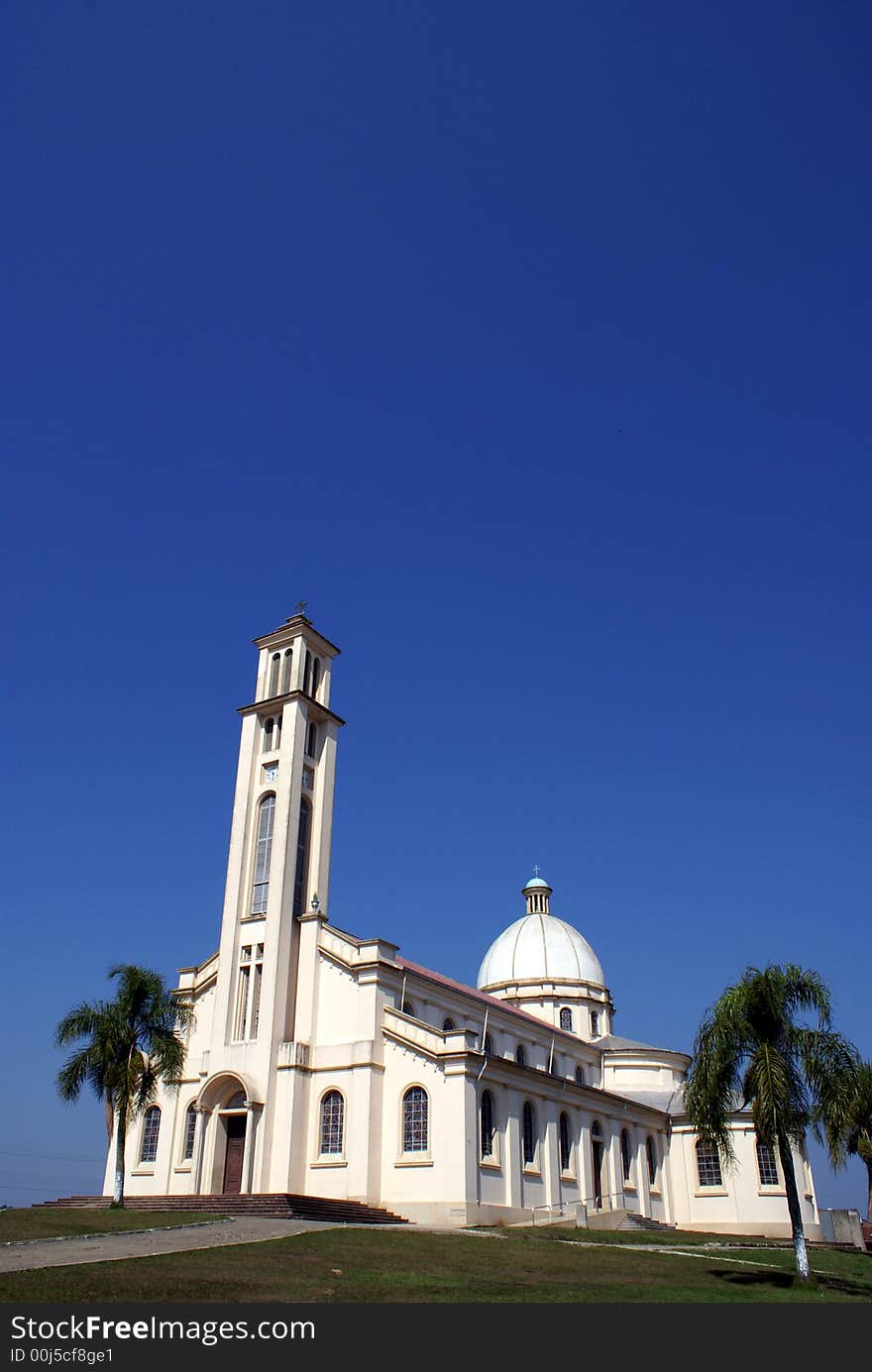 An old  catholic church in south america