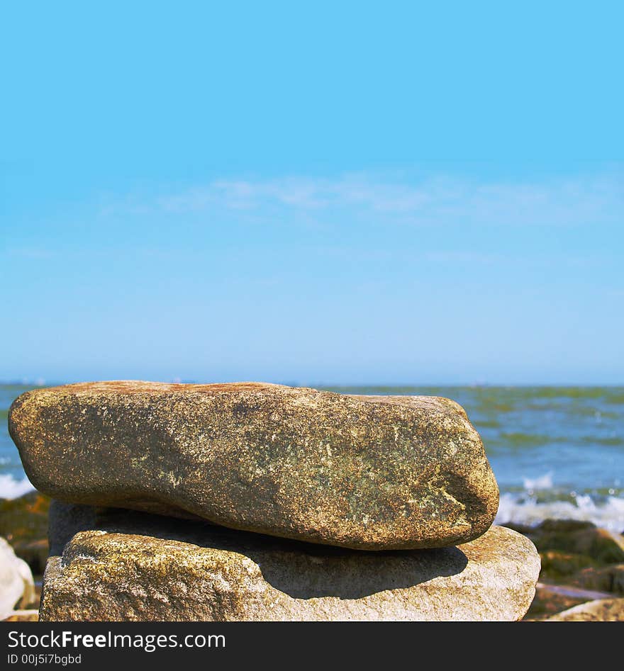 Stones by the sea