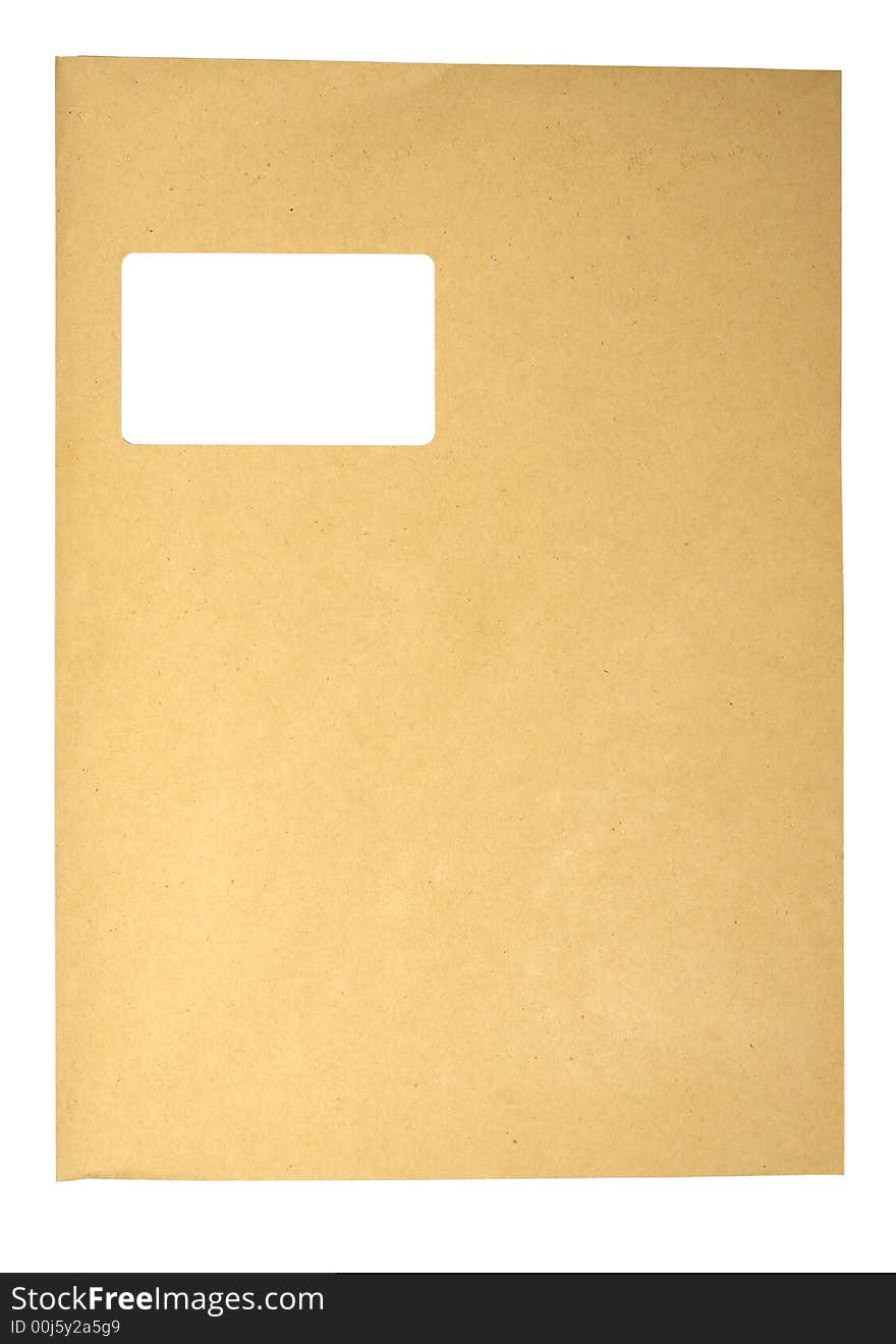 Blank envelope