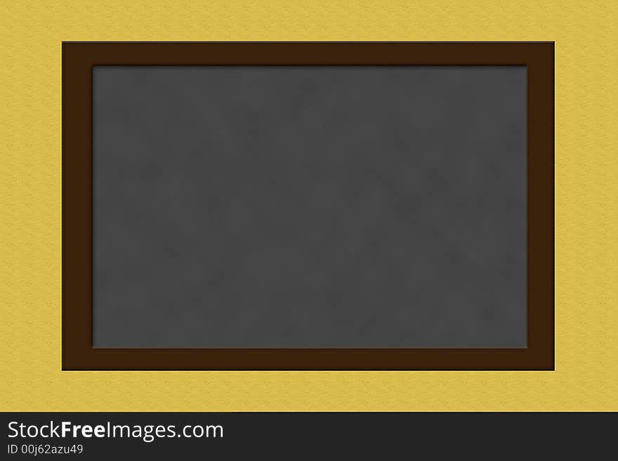 Empty chalkboard