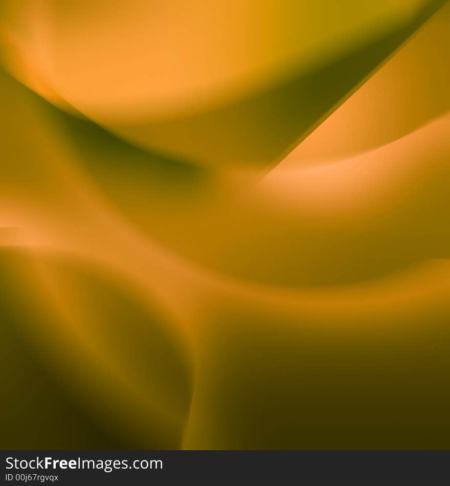 Yellow and green abstract composition. Yellow and green abstract composition