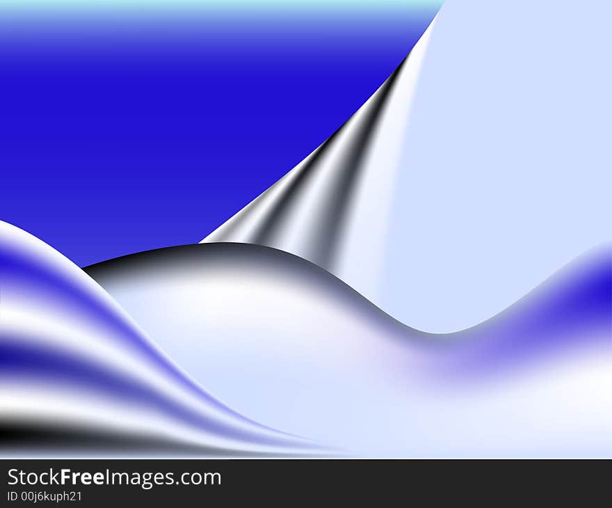 Vector illustration of a texture with blue waves, eps8 available, gradient mesh