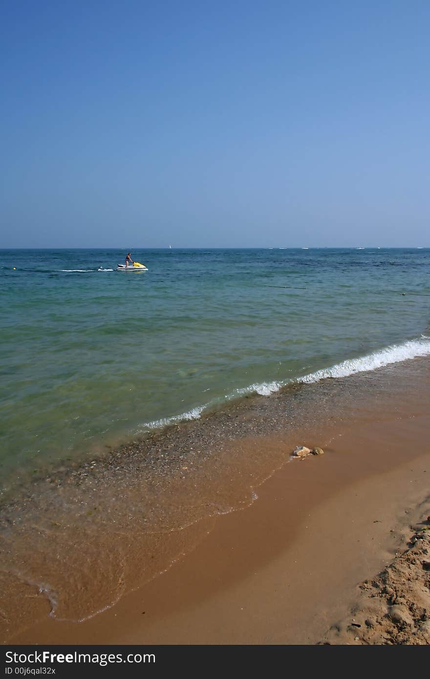 Black sea beach