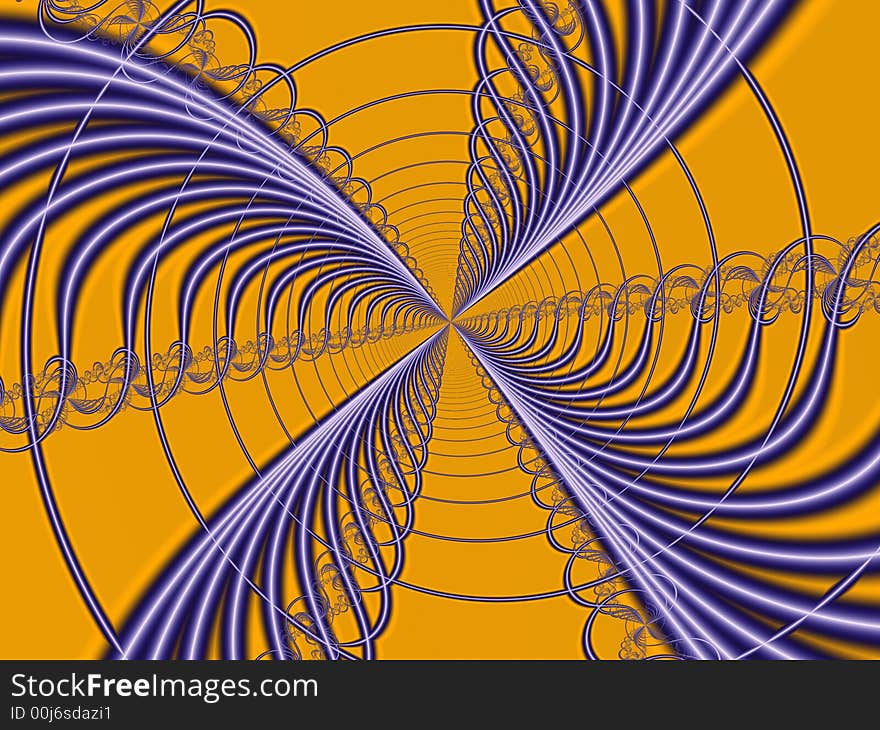 Computer generated abstract background, based on a fractal design