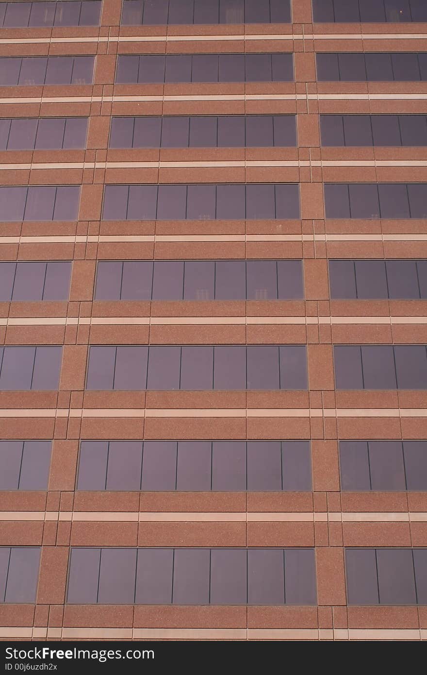 A side view of an office building. A side view of an office building.