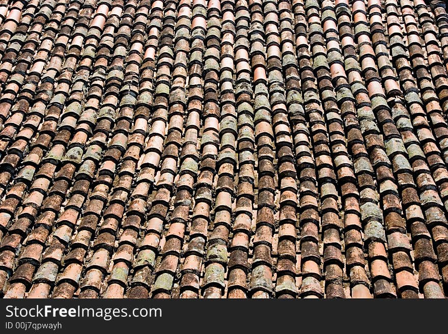 Background, old tile, roof, abstract. Background, old tile, roof, abstract