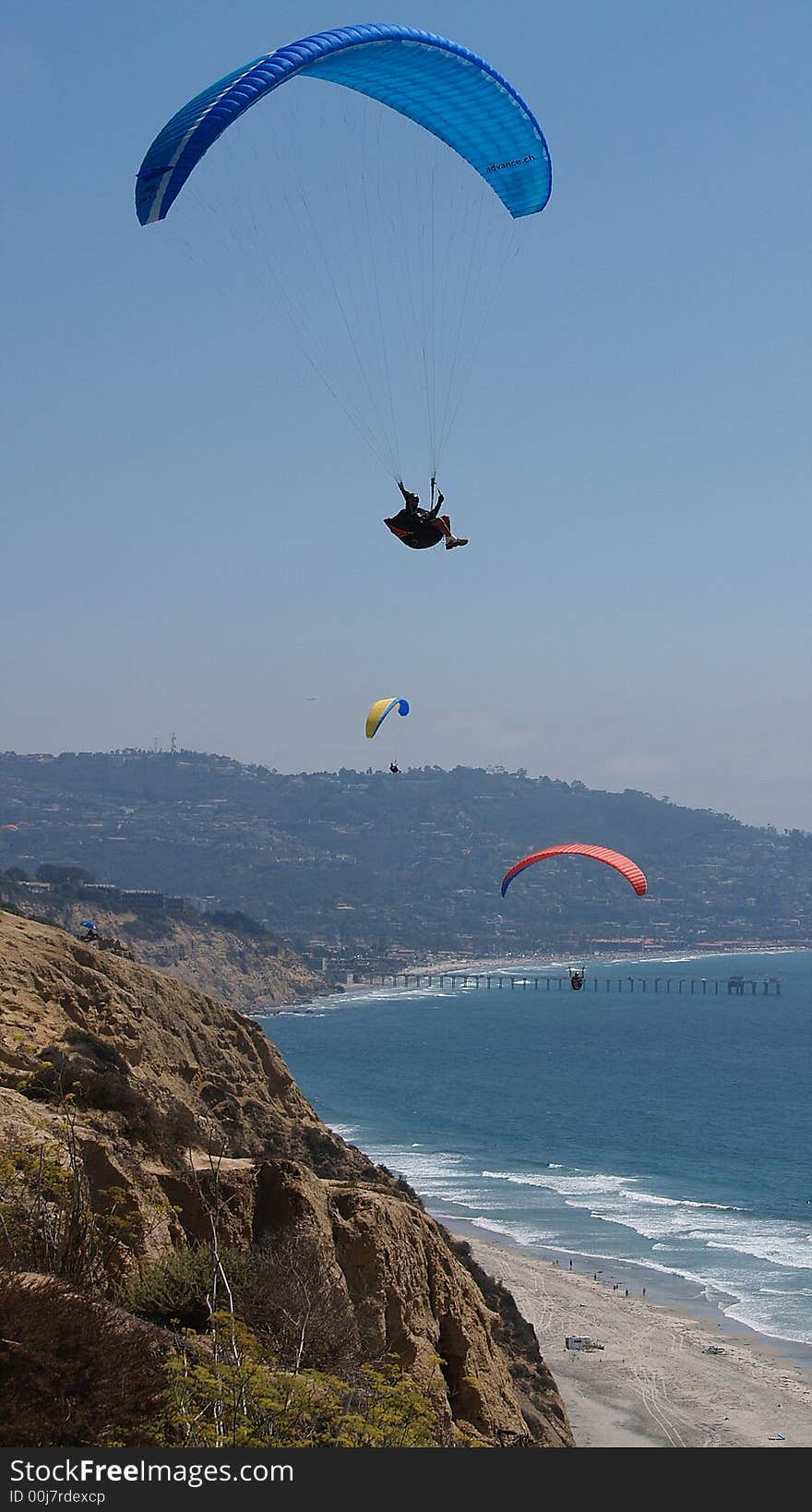 Off the cliff at torrey pines ca. Off the cliff at torrey pines ca