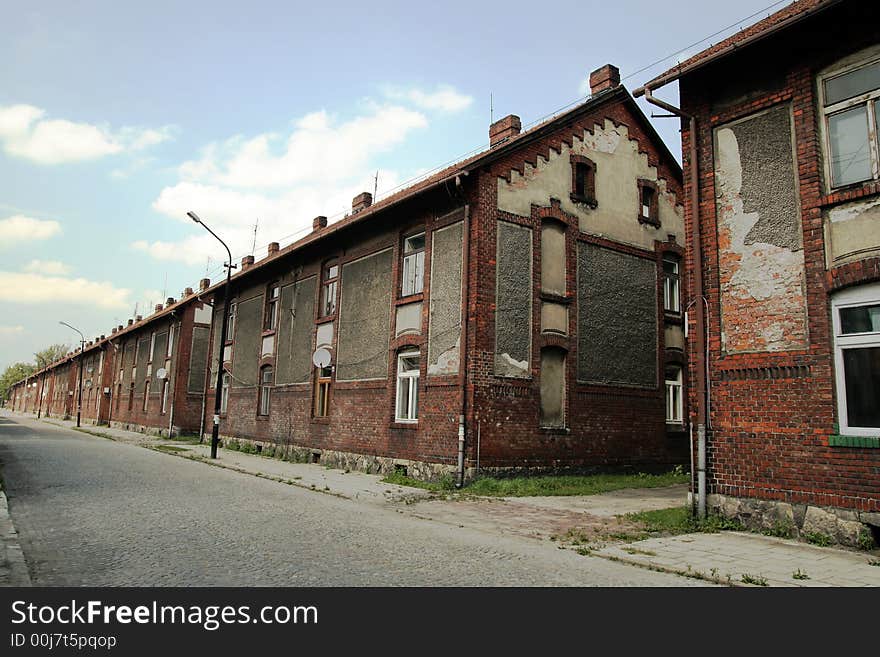 Houses of old mining settlement