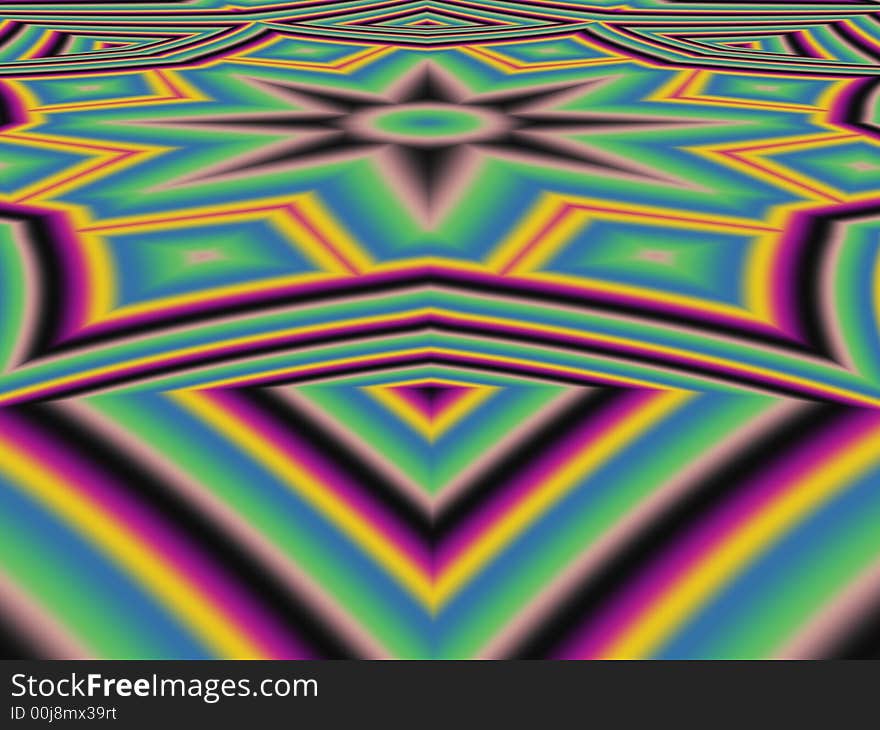 Computer generated abstract background, based on a fractal design