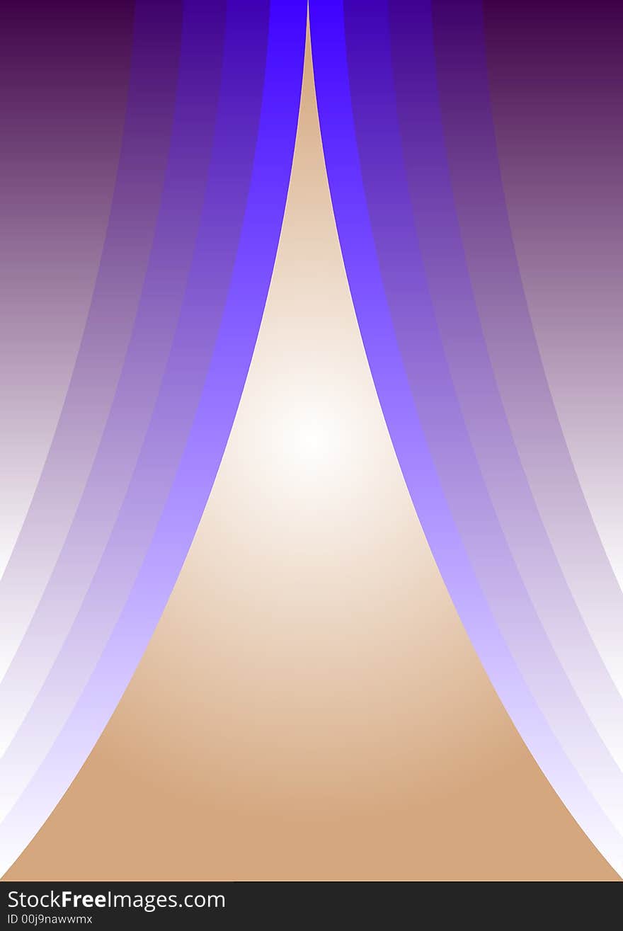 Blue gradient curtains on the left and right and a gradient orange background. Also available as Illustrator-file. Blue gradient curtains on the left and right and a gradient orange background. Also available as Illustrator-file