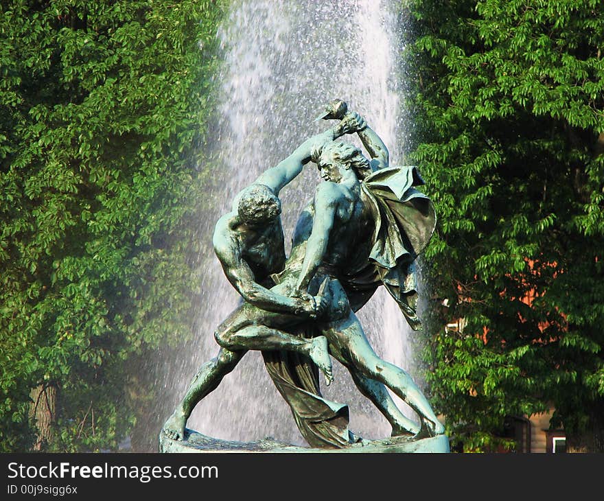 This dramatic monument stands in the central part of Gothenburg. This dramatic monument stands in the central part of Gothenburg