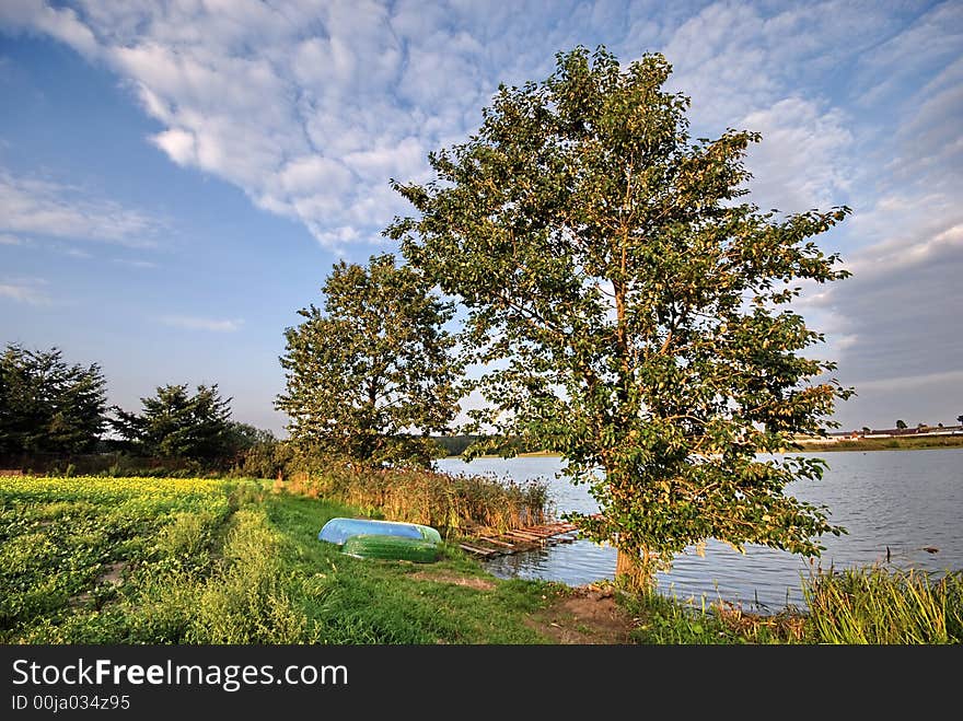 Landscape by the lake