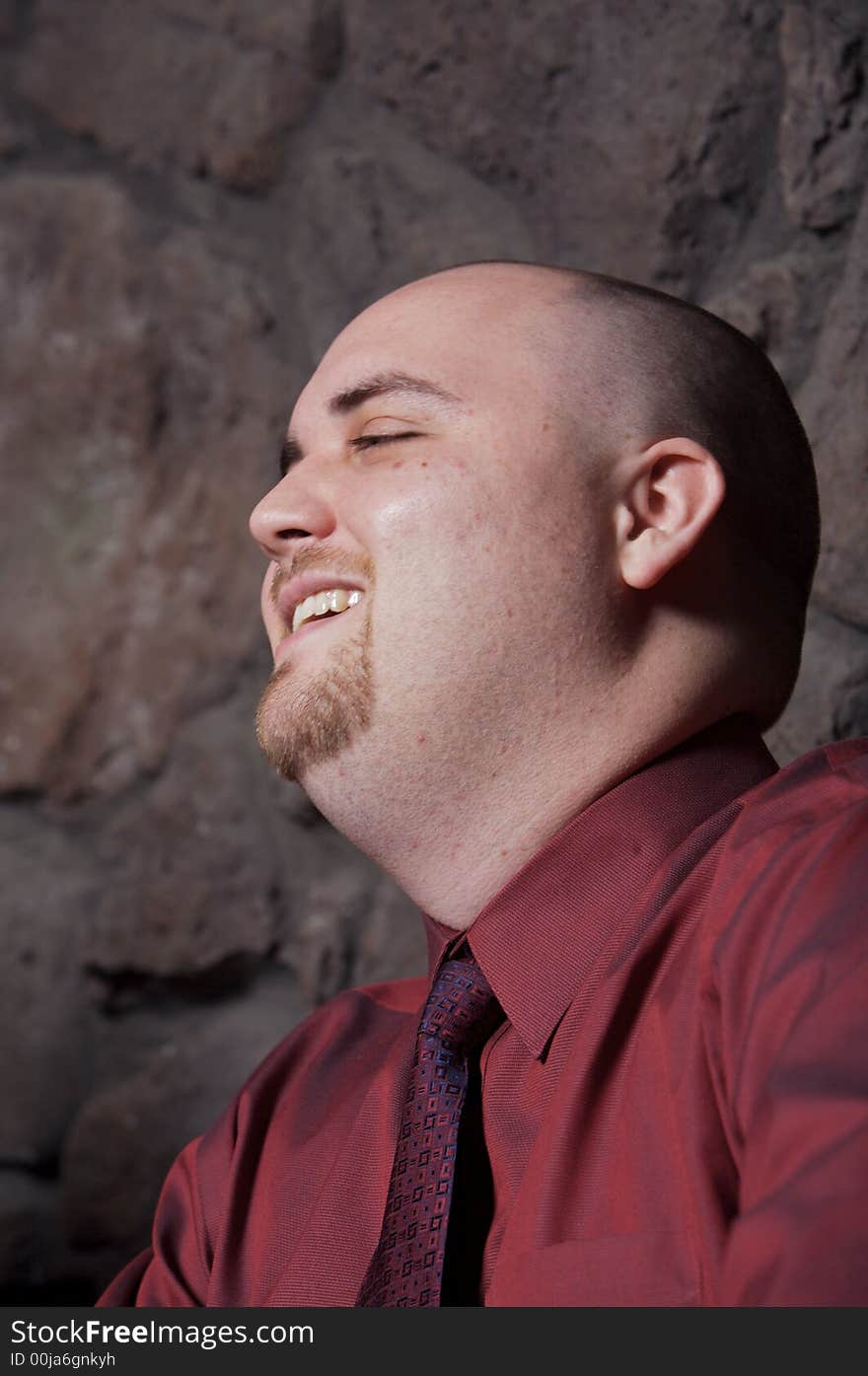 Smiling Young Businessman