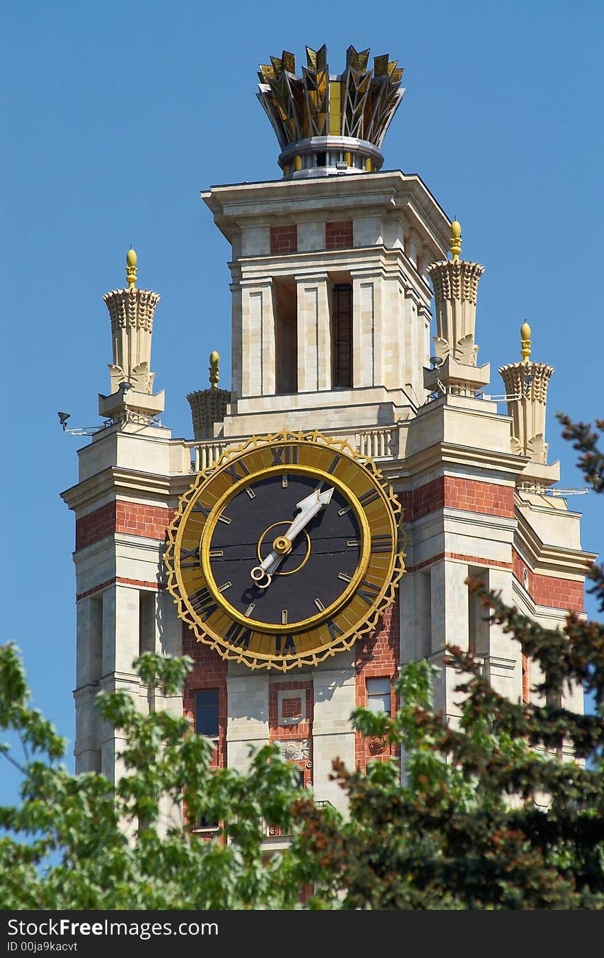 Clock of the Moscow State Uni