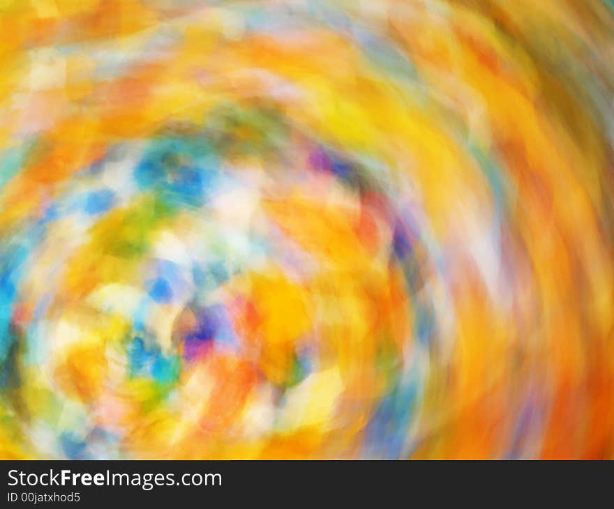 Multicolored motion abstraction for background