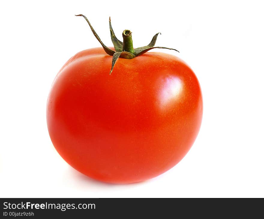 Tomato isolated on a white background. Tomato isolated on a white background