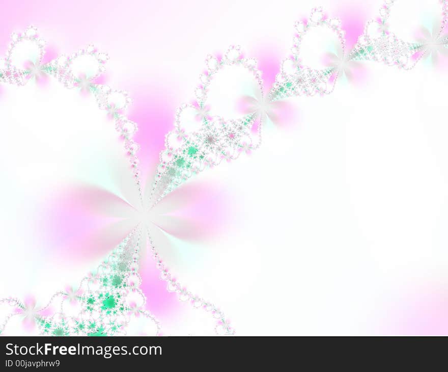 Pink flowes on a white background. Pink flowes on a white background