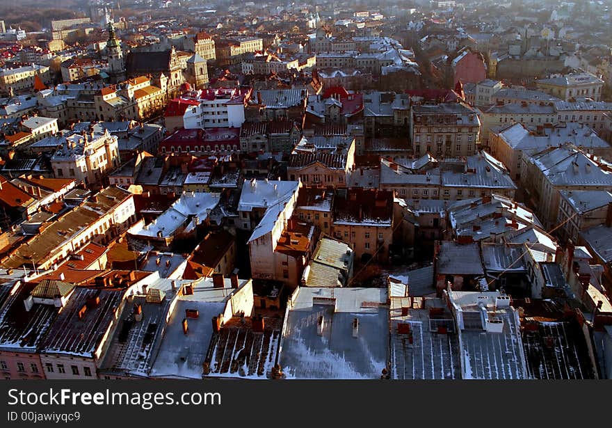 Lvov. Old city center