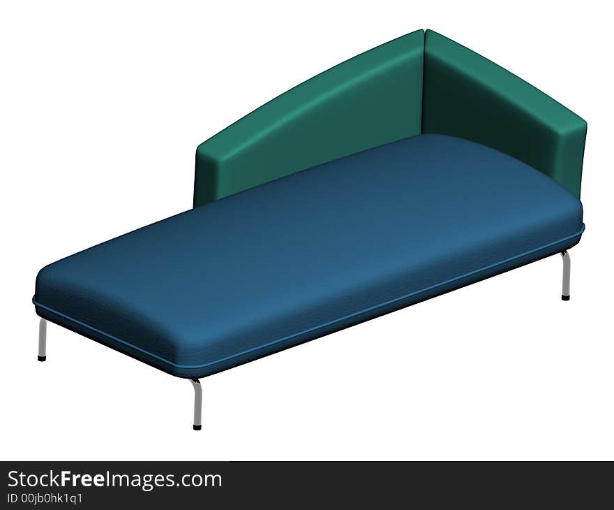 Blue sofa