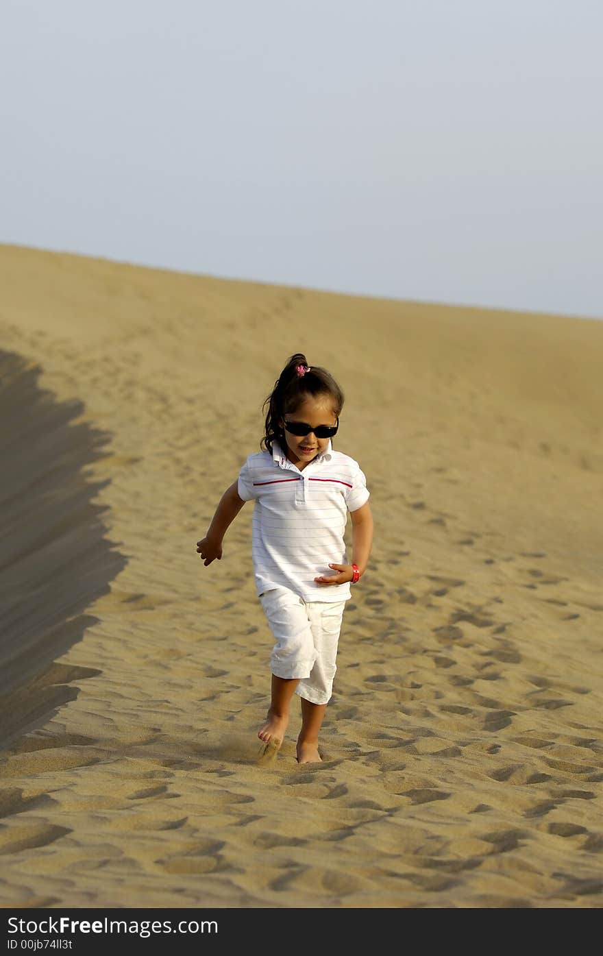 Child In Desert