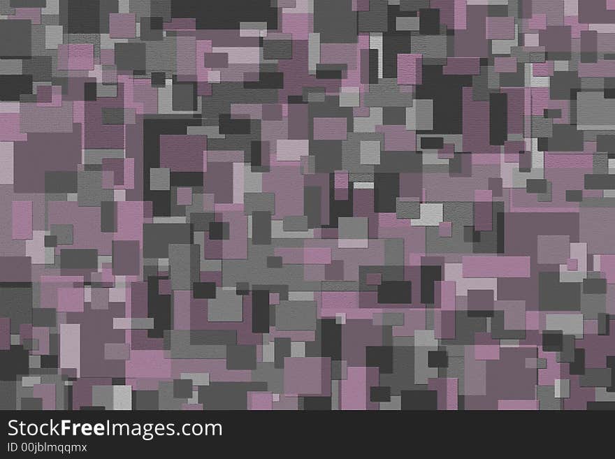 Various sizes of pink and gray squares and rectangles stacked to form this textured illustration. Various sizes of pink and gray squares and rectangles stacked to form this textured illustration.