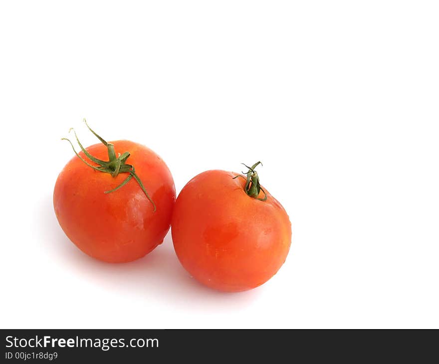 Two tomatoes