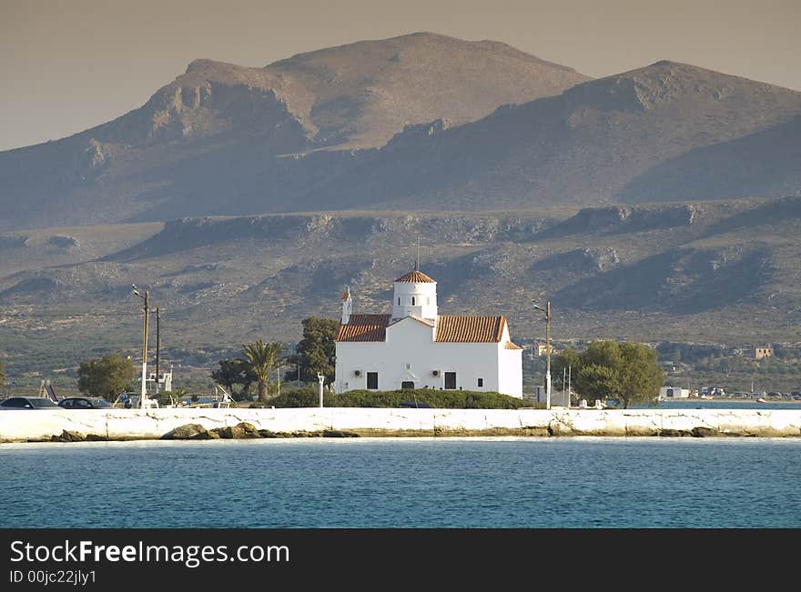 Church on island of Greece