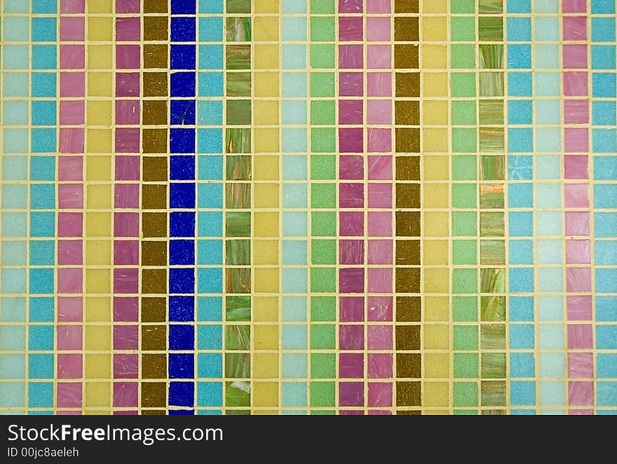 Multicolored tessellated mosaic texture for abstract background. Multicolored tessellated mosaic texture for abstract background