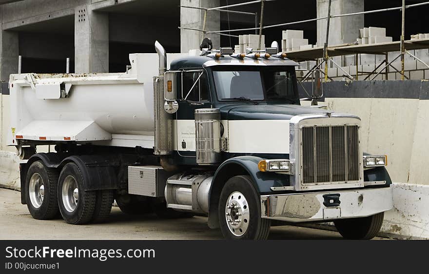 Truck at Construction Site