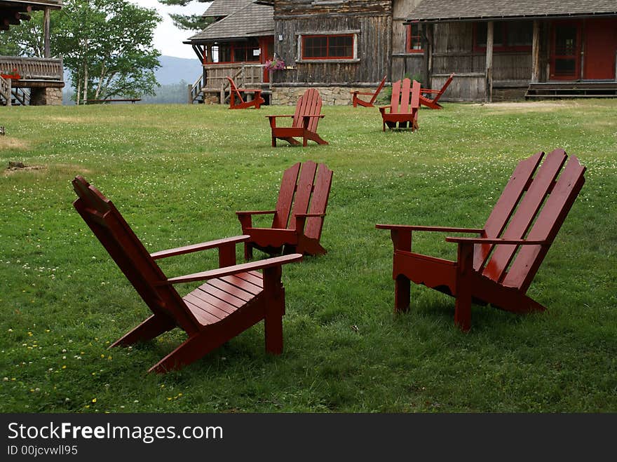 Adirondack style chair