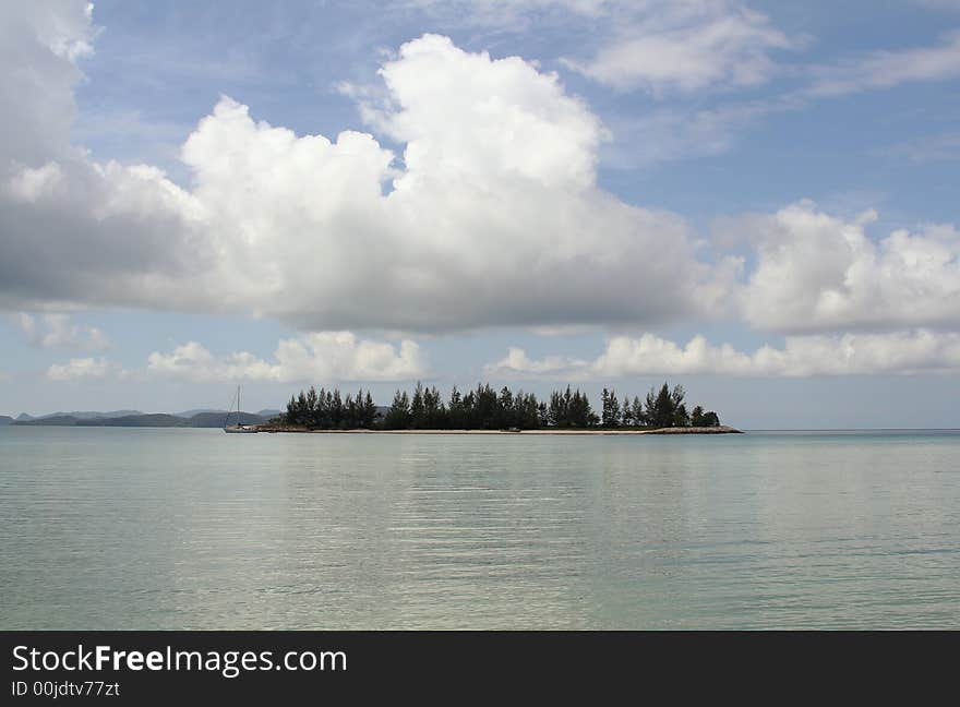 A tiny island in a big ocean