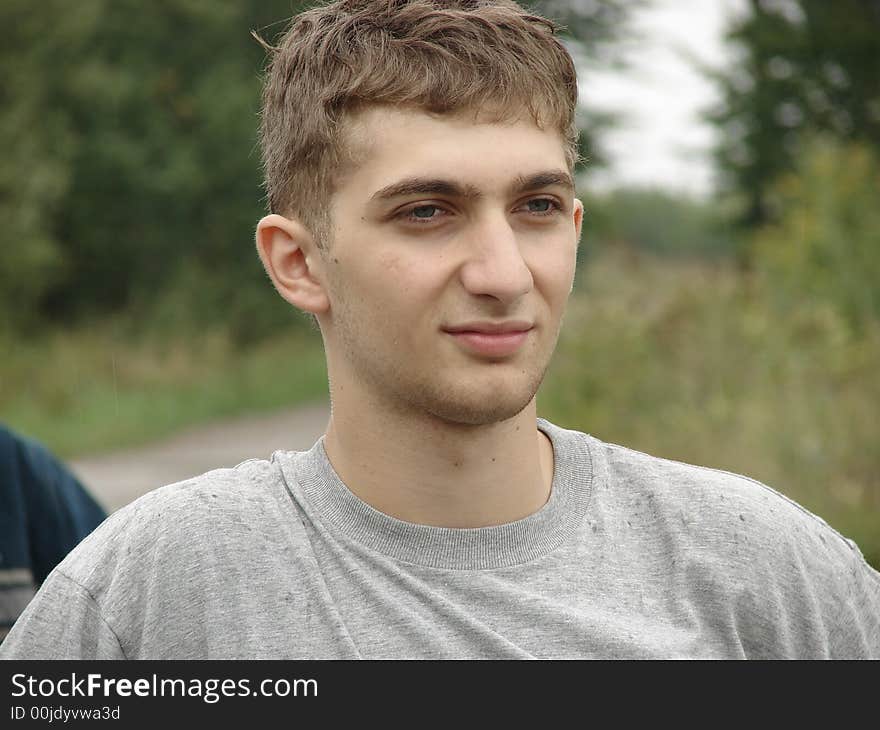 Closeup photo of a guy