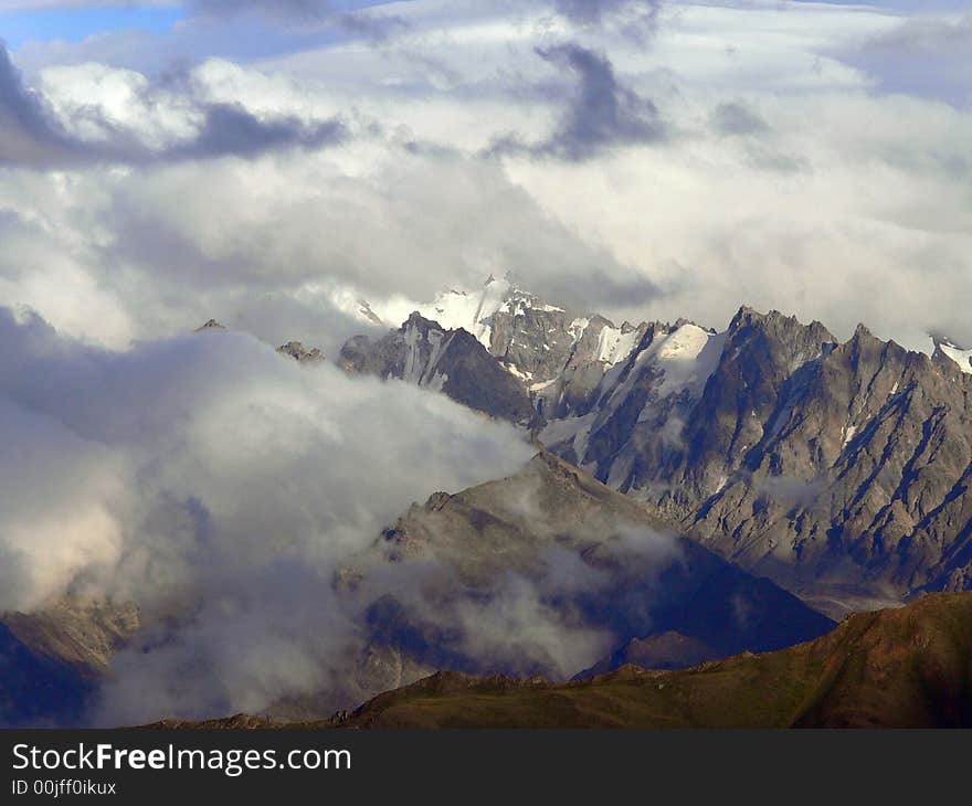 Clouds under Caucas mountains (Russia). Clouds under Caucas mountains (Russia)