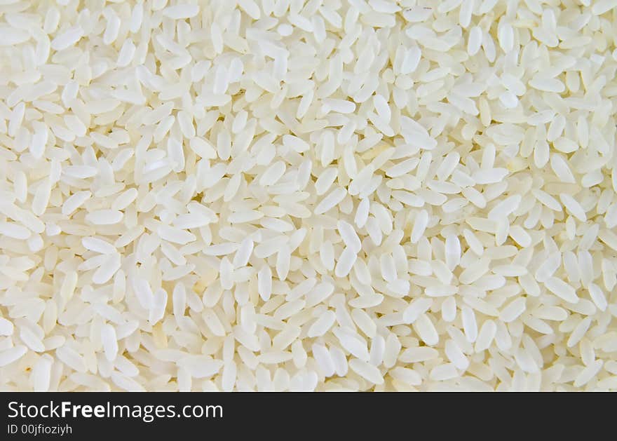 Rice groats. Human food ingridient.