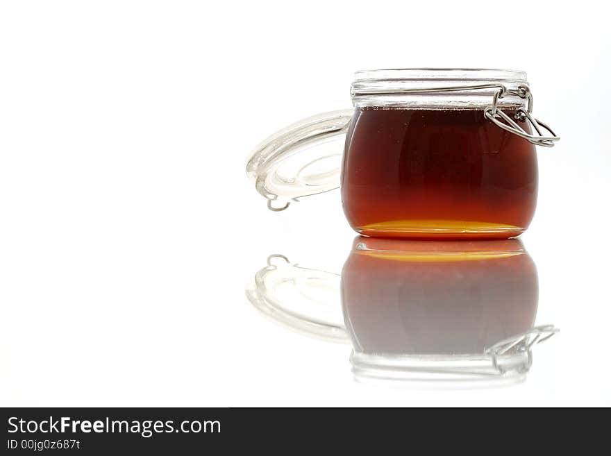 Honey isolated on a white background