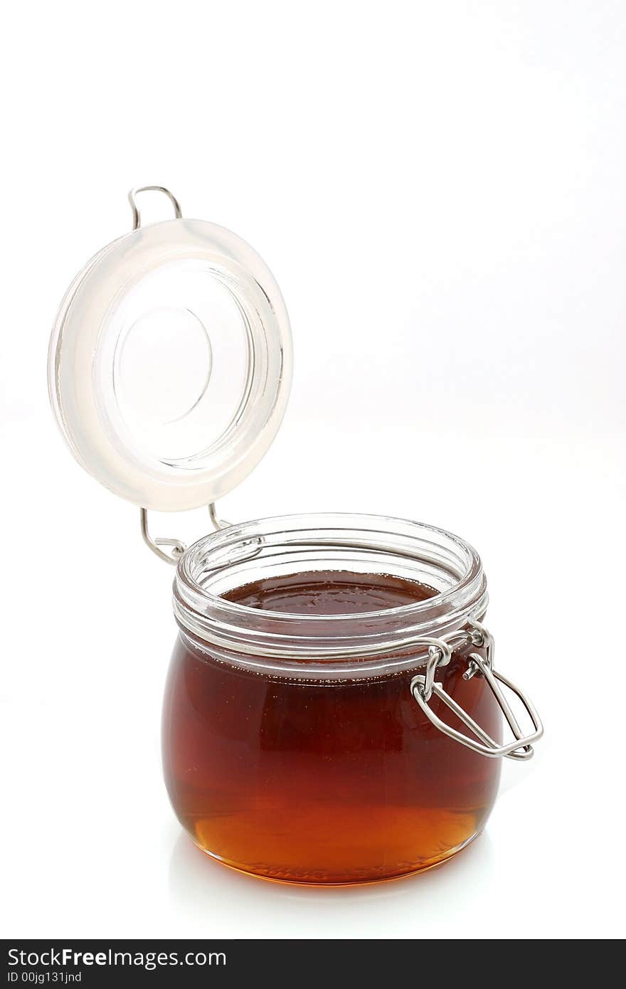 Honey isolated on a white background