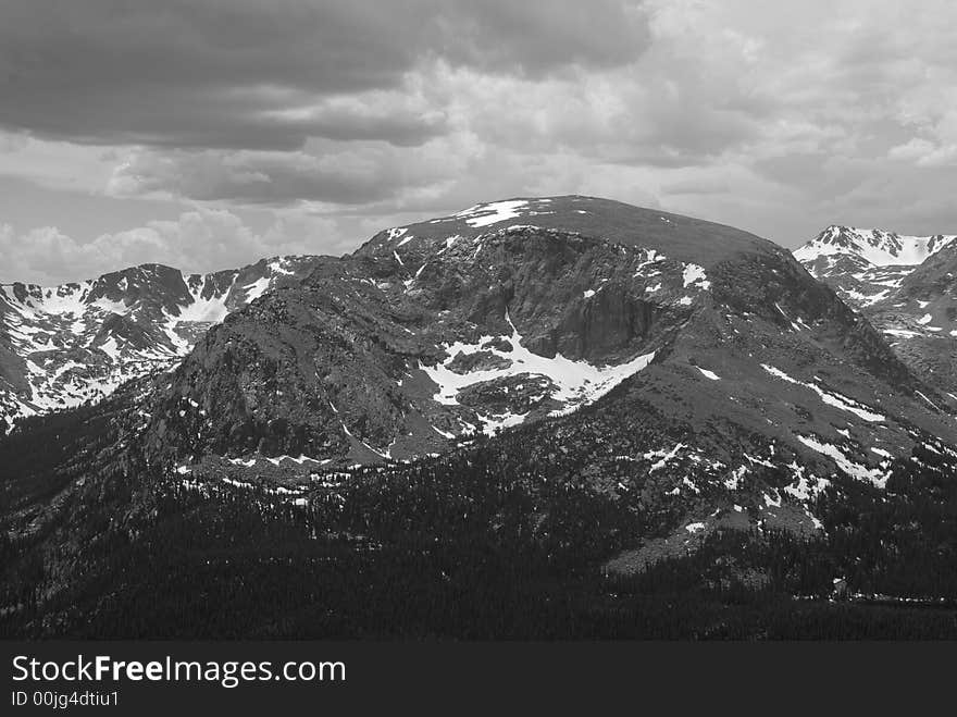 Mountain scenery from Rocky Mountain National Park. Mountain scenery from Rocky Mountain National Park