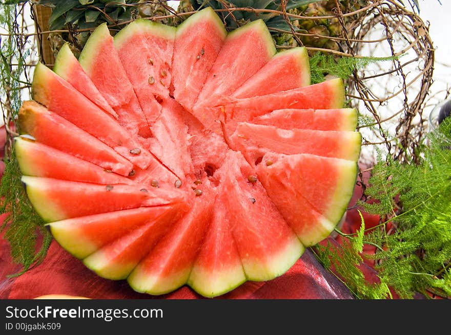 Wattermelon close-up