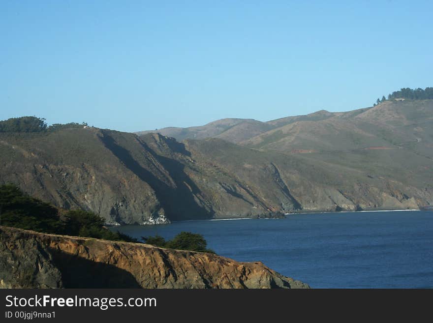 Rolling Hills on a bay