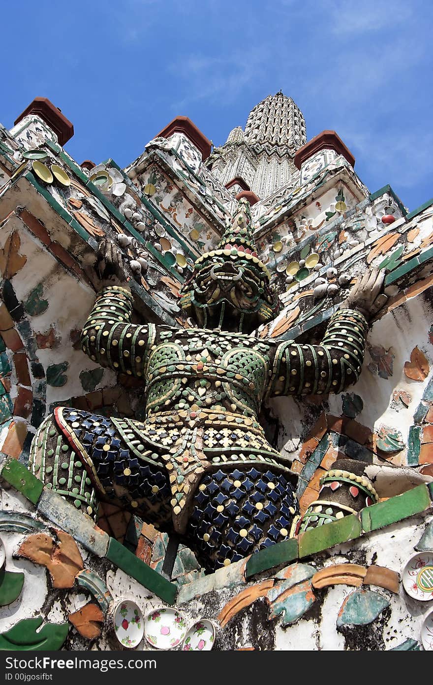 Thailand Wat Arun Sculpture