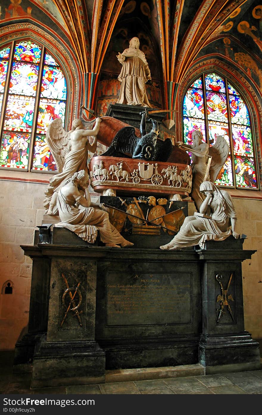 Interior of roman catholic cathedral church. Interior of roman catholic cathedral church